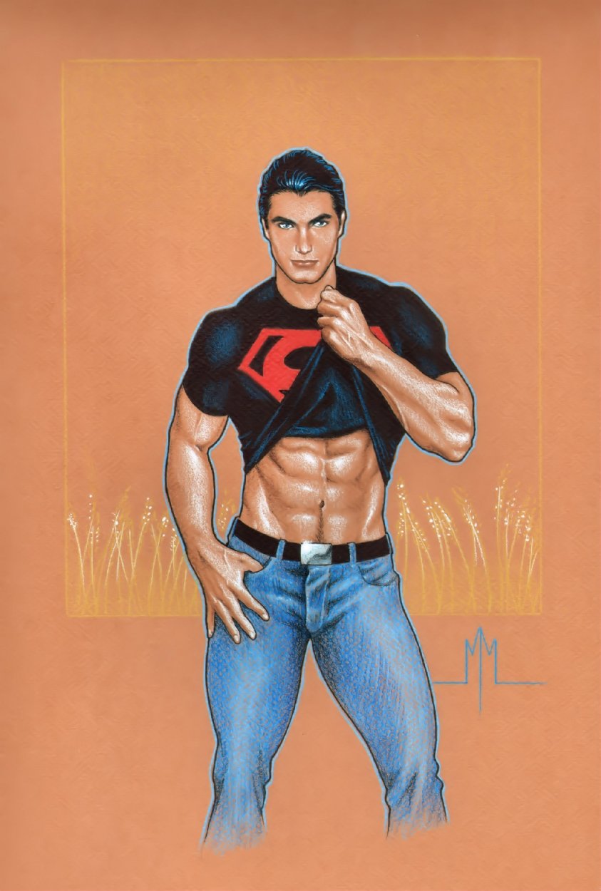 Conner Kent Superboy In Michael Mcdaniels Color Art Comic Art Gallery Room 2351